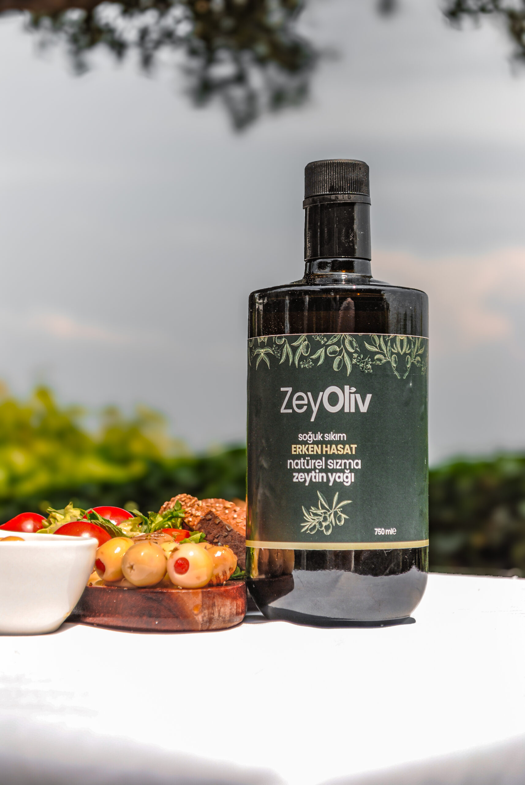 Erken Hasat Soğuk Sıkım Zeytinyağı 750 ML Cam Şişe