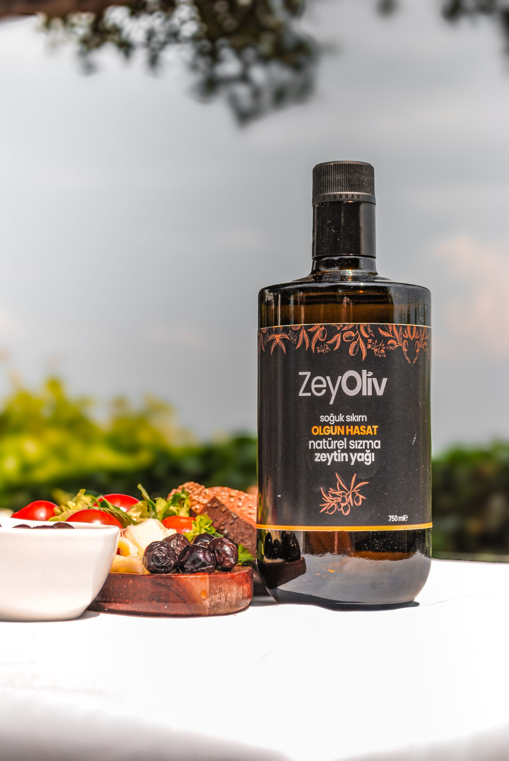 Olgun Hasat Soğuk Sıkım Zeytinyağı 750 ML Cam Şişe